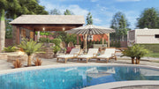 I will design landscape, terrace, backyard, pool, and patio